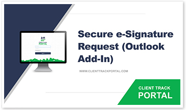 Secure e-Signature Request (Outlook Add-In)
