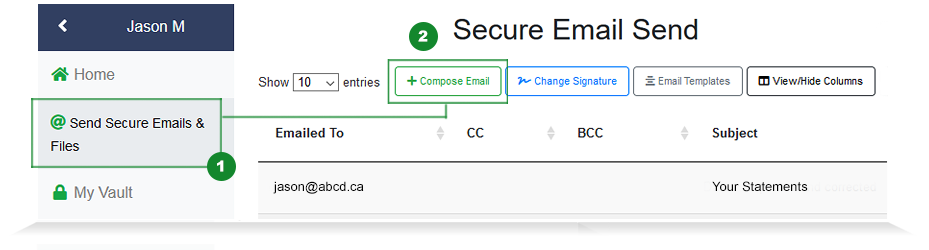 e-Signature Request Email